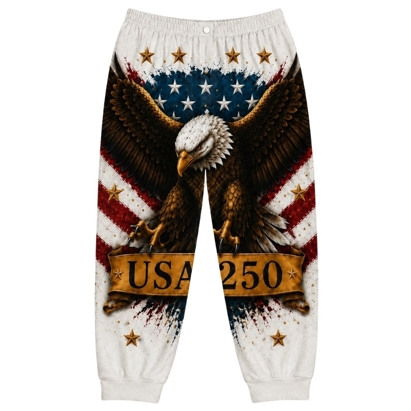 America 250th Anniversary Pajamas Short Sleeve - Winged USA Eagle