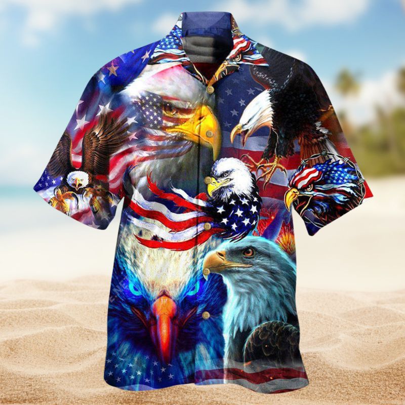 America Eagle Soar Edition – Hawaiian Shirt