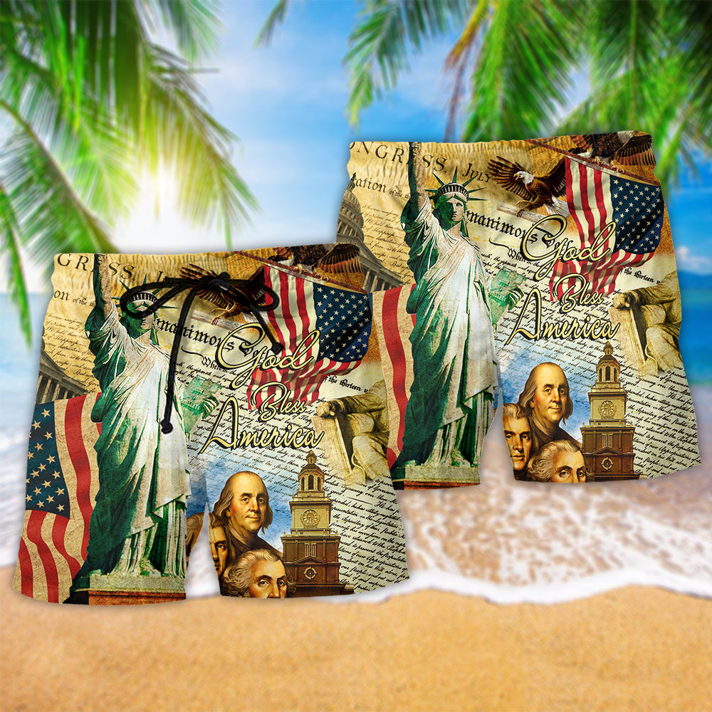 We The People Colorful Patriot – Beach Short