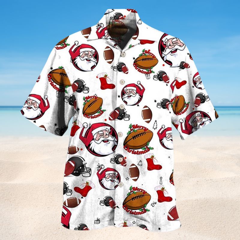 American Football Merry Christmas – Hawaiian Shirt