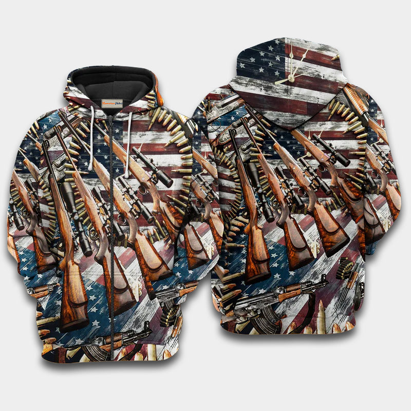 American Rights Quote Art – 3D Hoodie