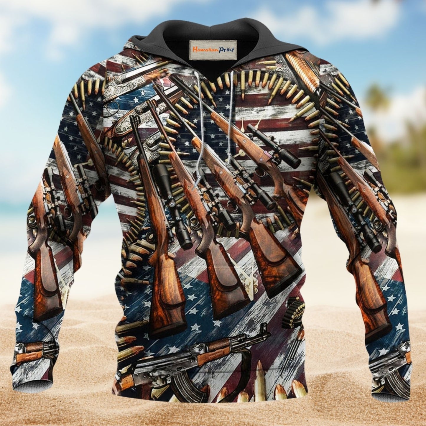American Values Classic Quote Style - 3D Hoodie
