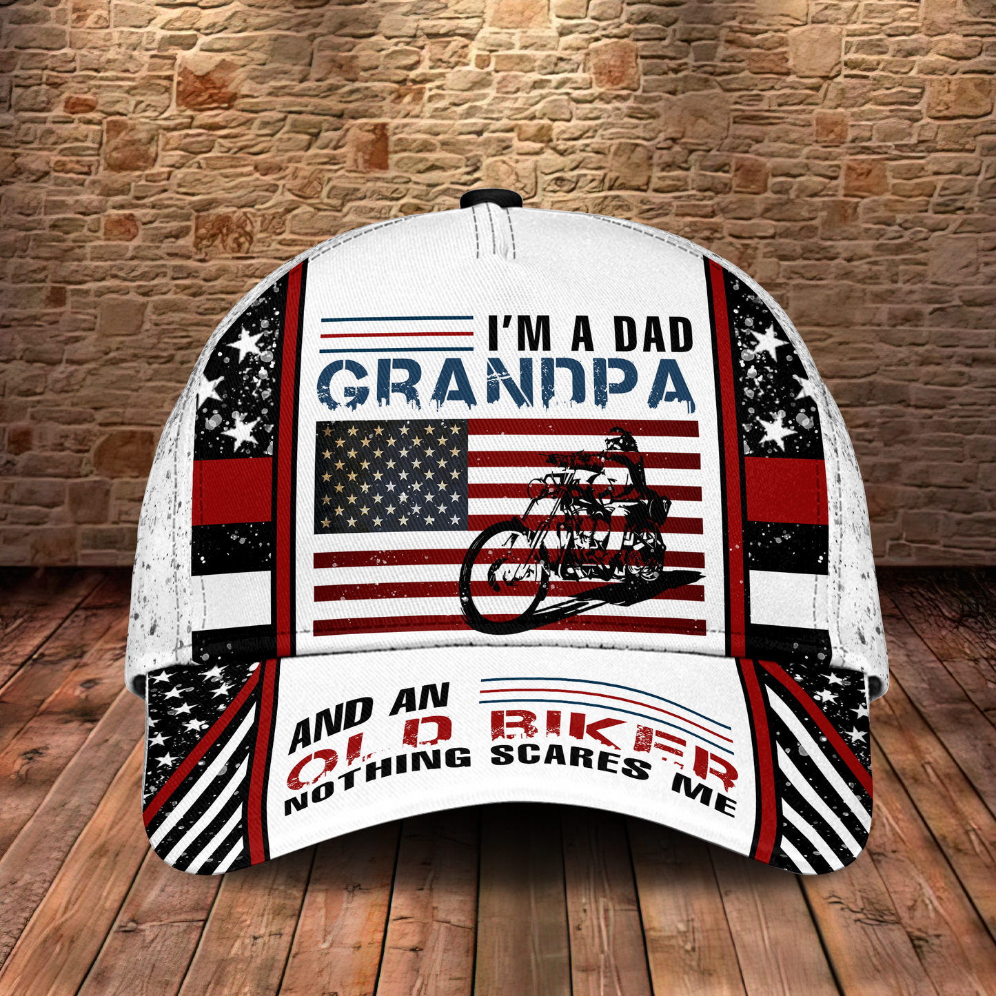 Old Biker Nothing Scares Me – Classic Cap