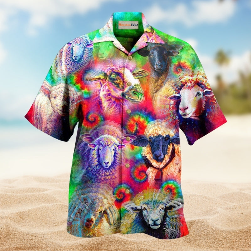 Animals Colorful Sheeps Limited Edition – Hawaiian Shirt