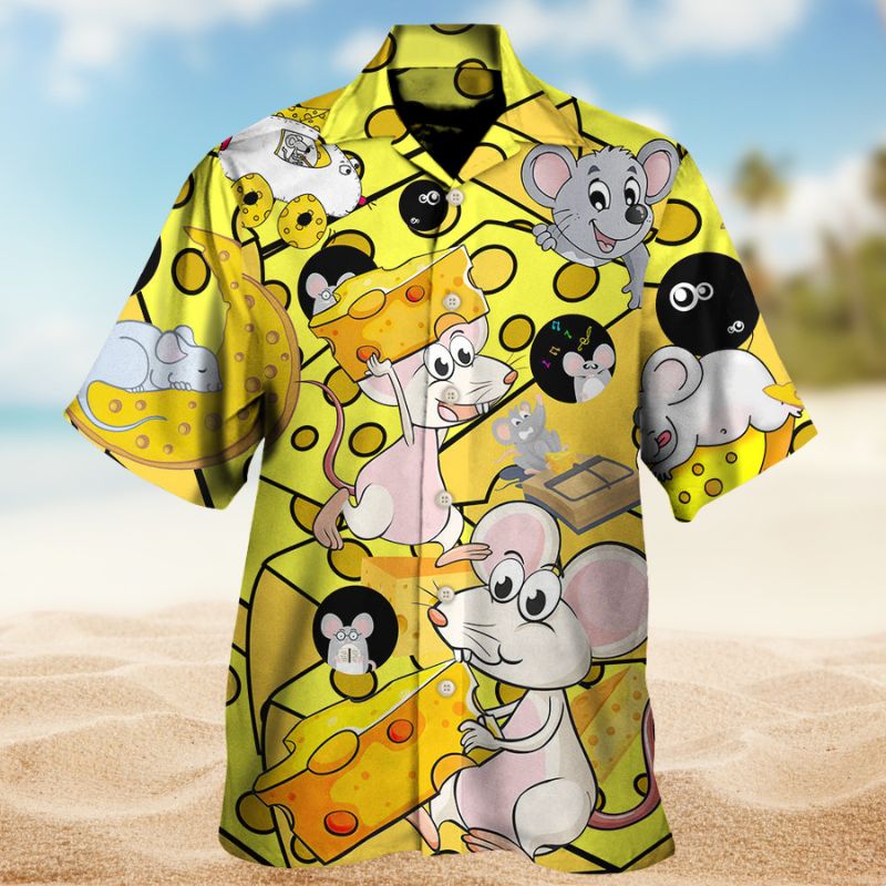 Animals Mouse Sweet Dreams Cheese Edition – Hawaiian Shirt