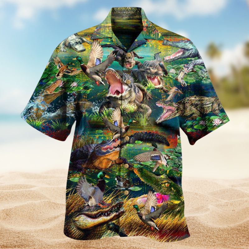 Animals You Croc My World Edition – Hawaiian Shirt