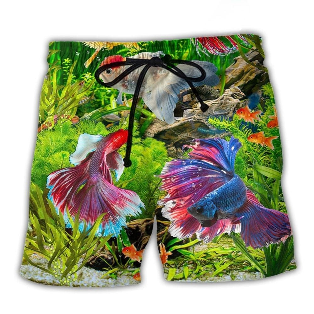 Aquarium Fish Freshwater Lover - Beach Short