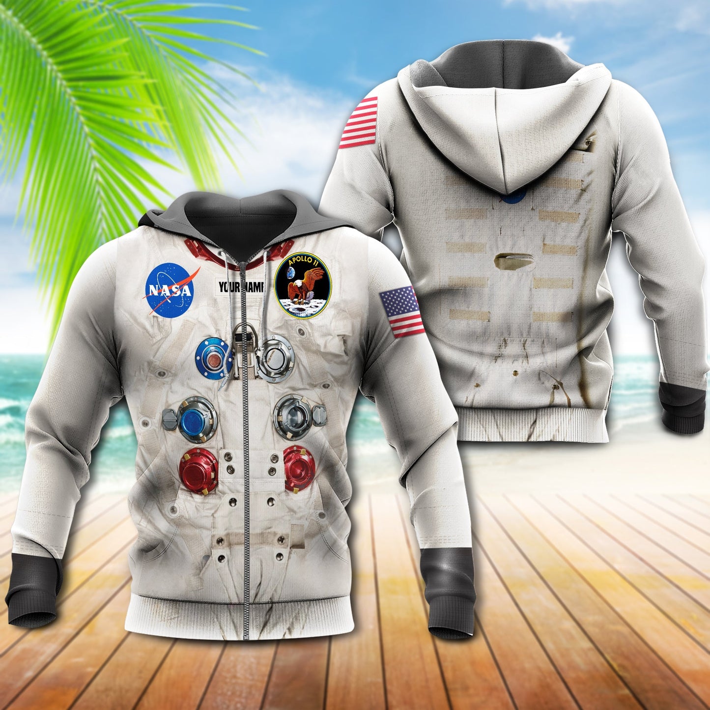 Astronaut Galaxy Space Personalized - 3D Hoodie