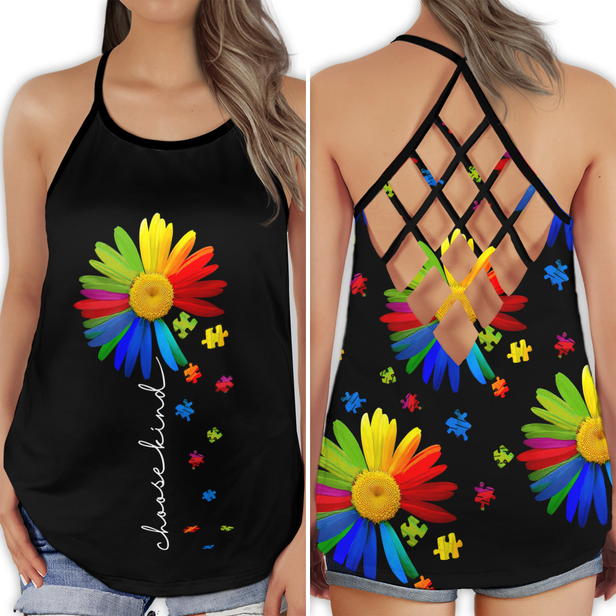 Autism Love Awareness – Hollow Tank Top