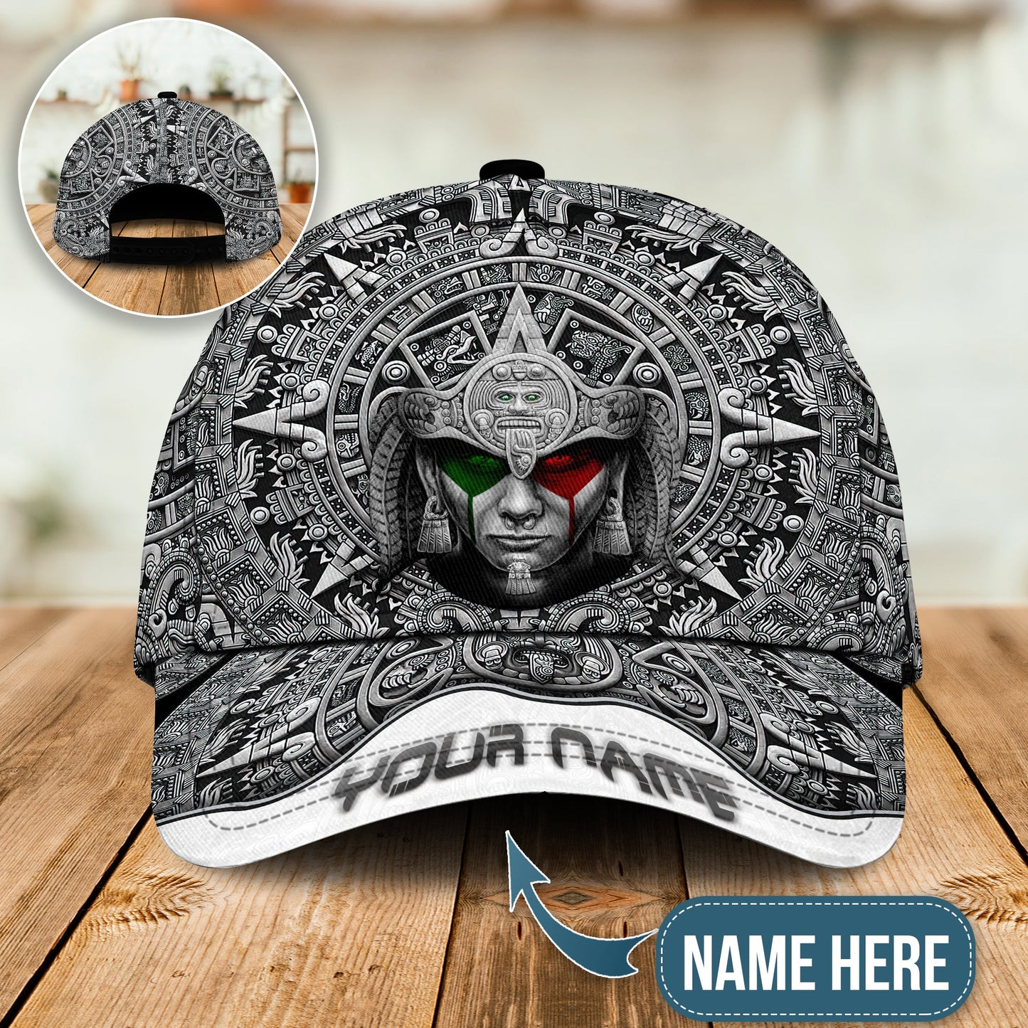 Aztec Warrior Culture Pride Personalized – Classic Cap