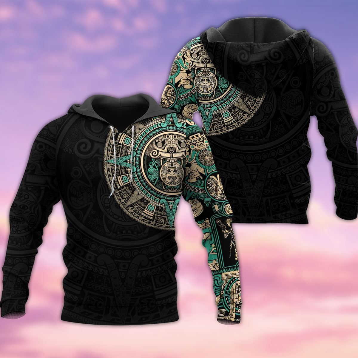 Aztec Explore And Discover - 3D Hoodie2