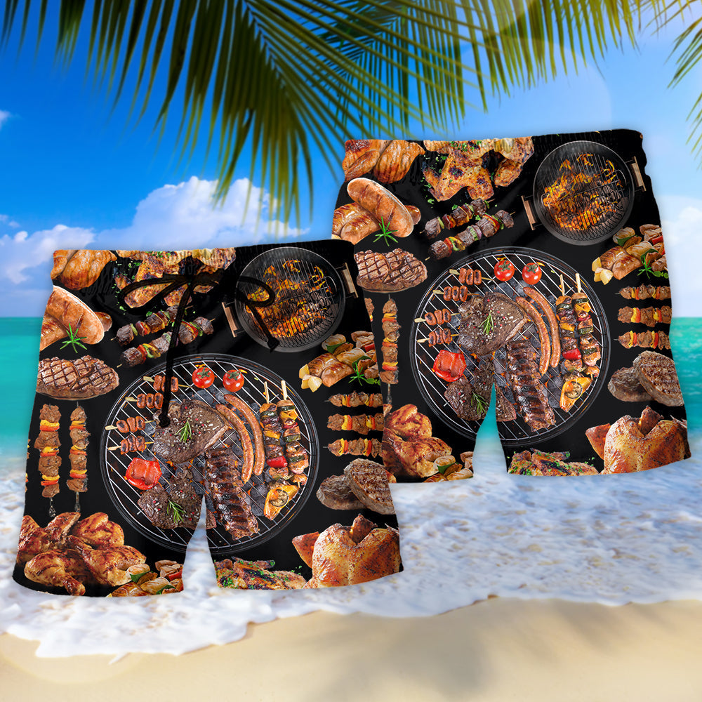 BBQ For Life Grilling Lover Lifestyle – Beach Shorts