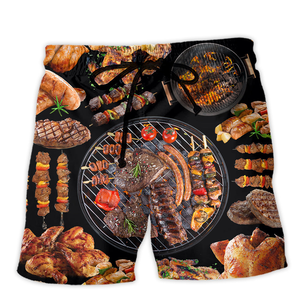 BBQ For Life Grilling Lover Lifestyle – Beach Shorts