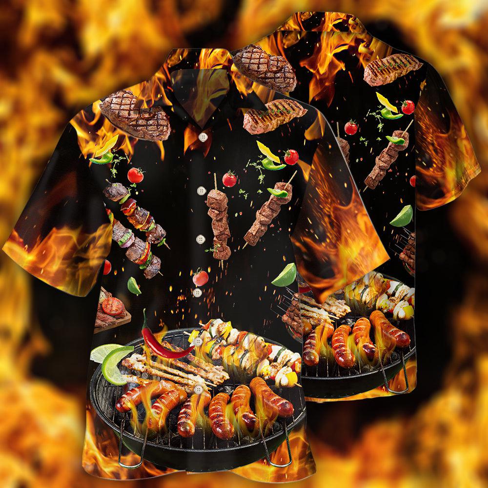 Food BBQ Fire Style – Hawaiian Shirt