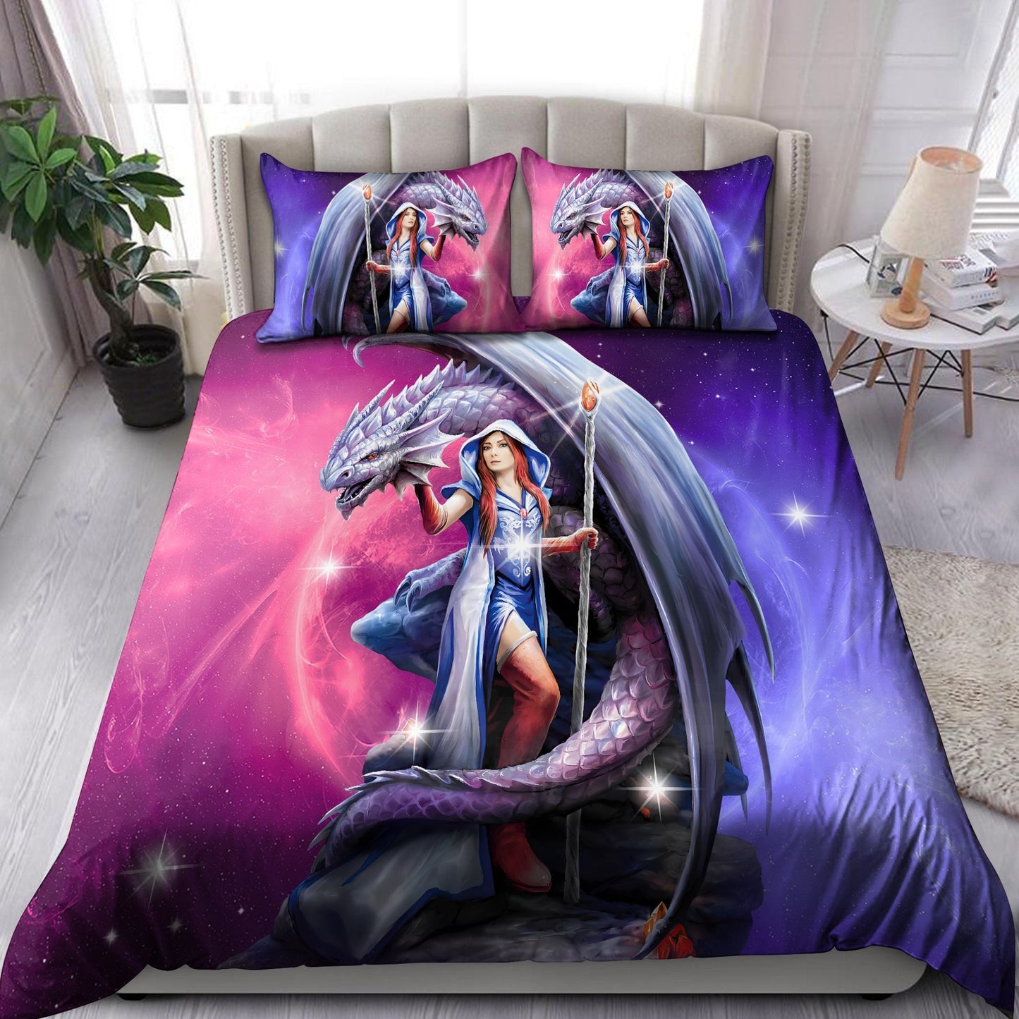 Dragon Fantasy Bedding Cover For Fantasy Bedroom Decor
