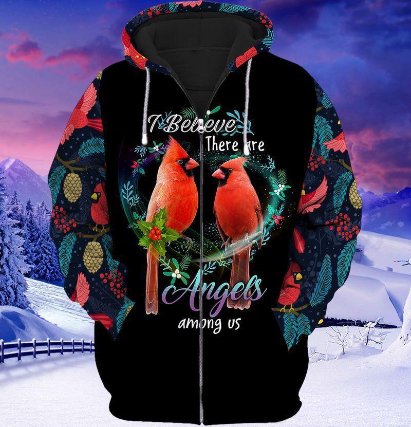 Angels Among Us Bird Art – 3D Hoodie