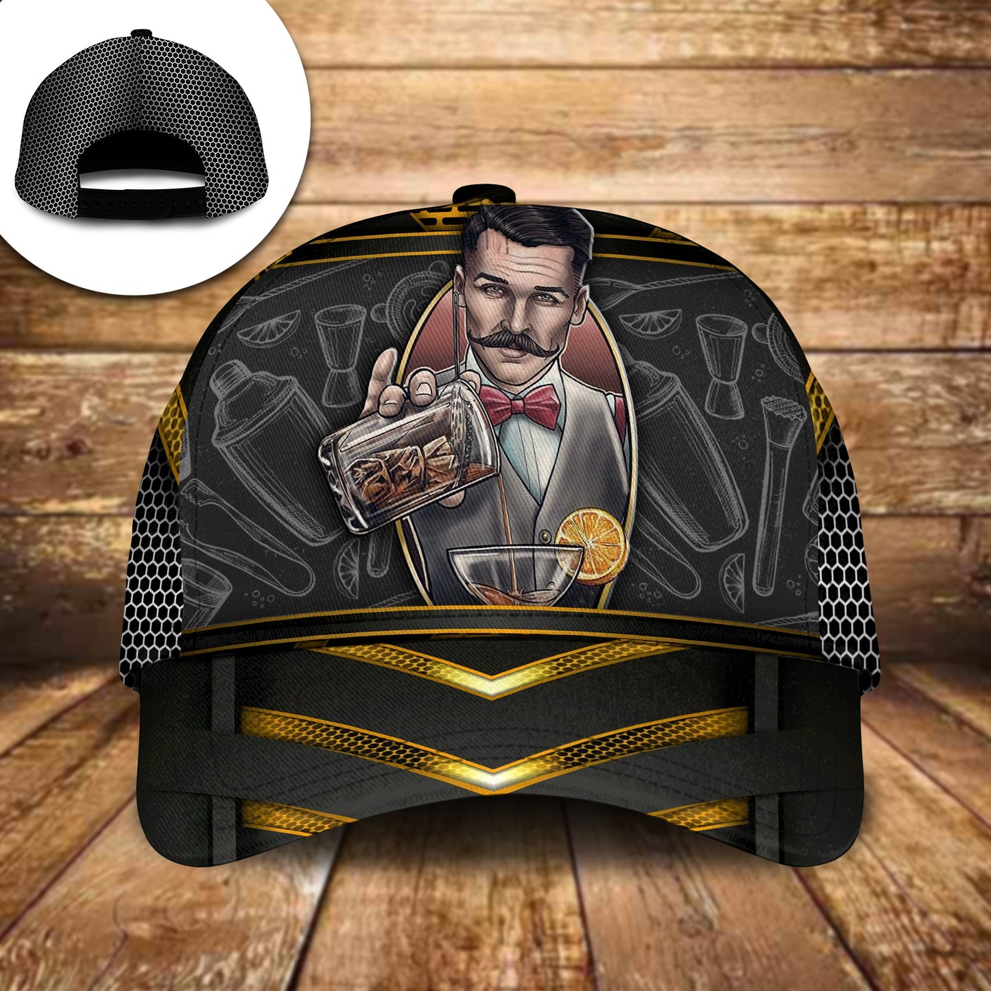 Bartender Vintage Lover Style – Classic Cap
