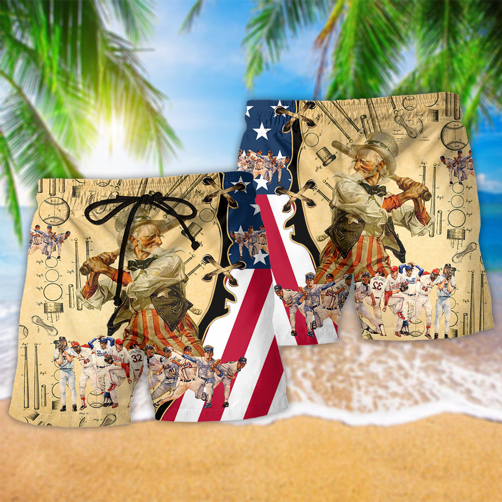 Baseball More Than A Game Art – Beach Short