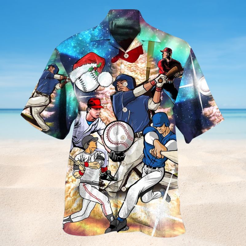 Baseball Merry Christmas Style – Hawaiian Shirt