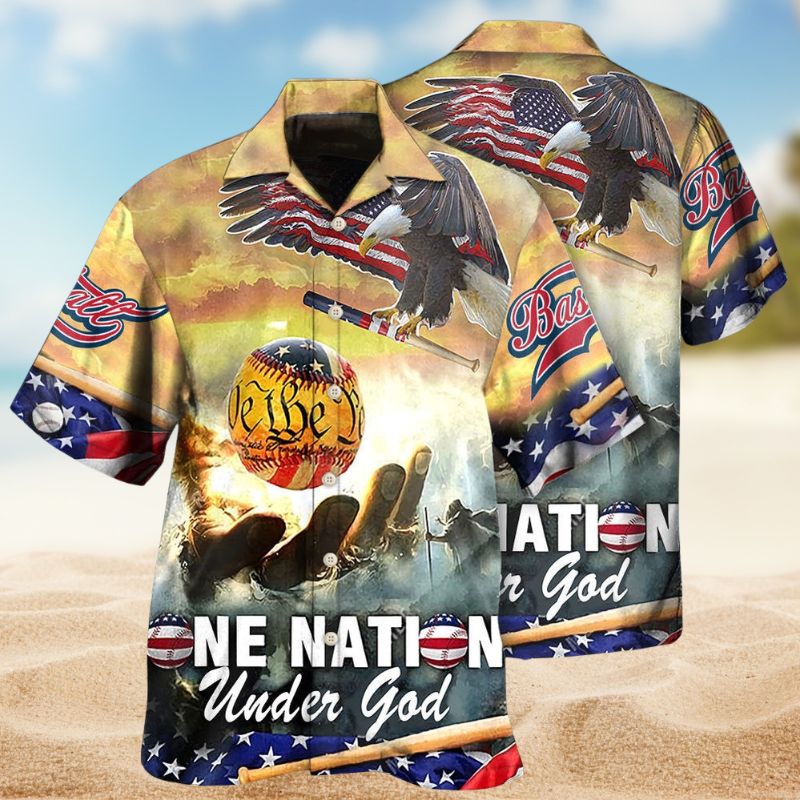 Baseball One Nation Edition – Hawaiian Shirt