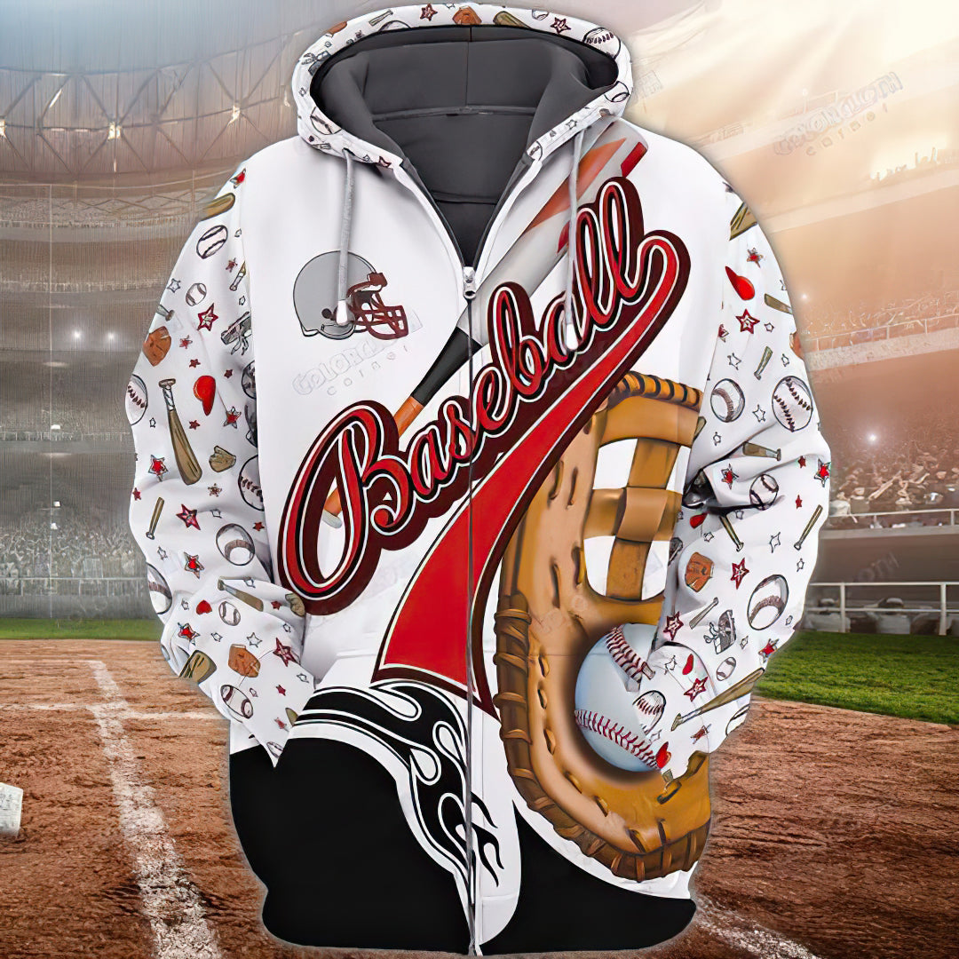 Baseball Lover Cool Style - 3D Hoodie