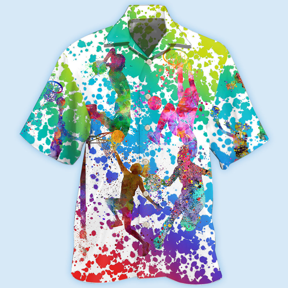 Basketball Colorful Style – Hawaiian Shirt