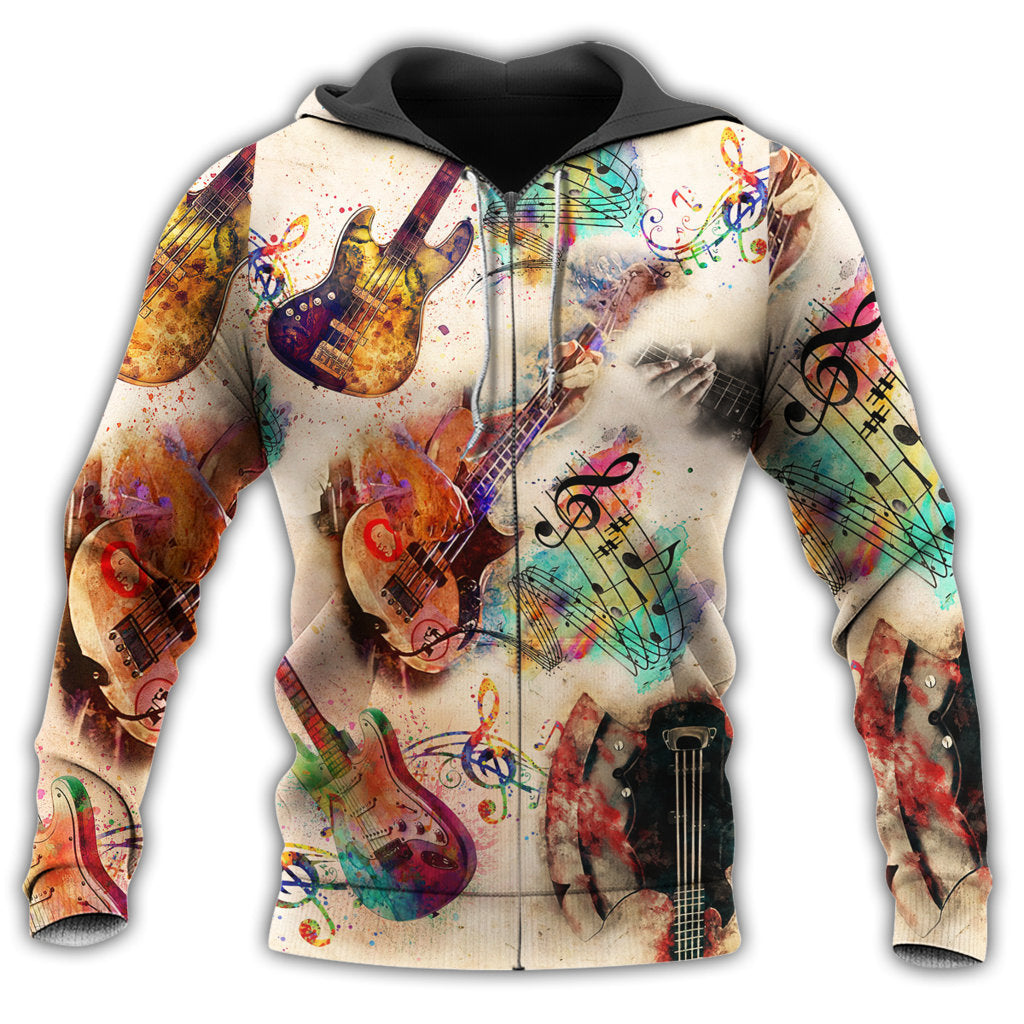 Bass Guitar Cooler Than Guitar - 3D Hoodie