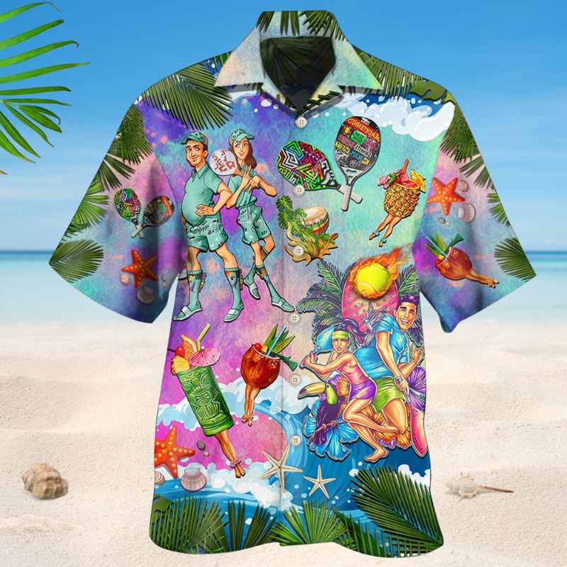 Beach Tennis Tropical Style – Hawaiian Shirt