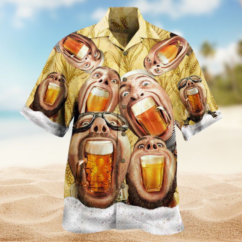 Beer Wish You Were Beer Style – Hawaiian Shirt