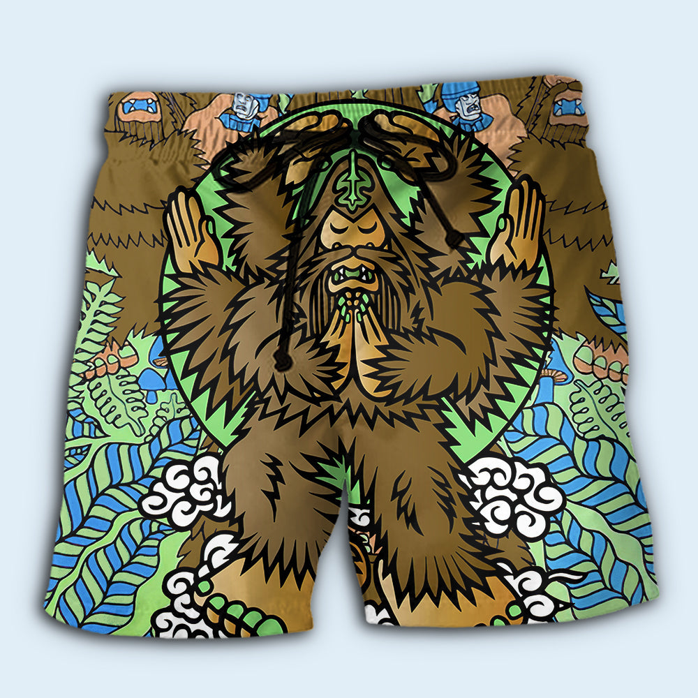 Bigfoot funny art - Hawaiian shirt - HAWS07QAN280322