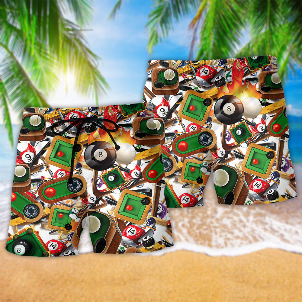 Billiards Make Your Own Luck Number Eight – Beach Short
