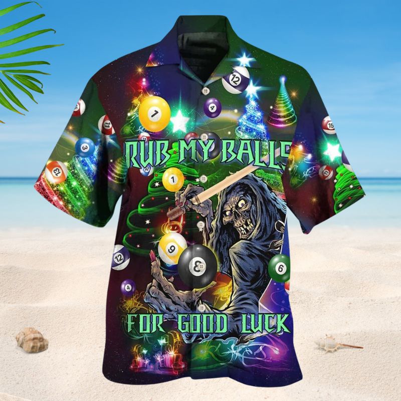 Billiard Rub My Ball Christmas – Hawaiian Shirt