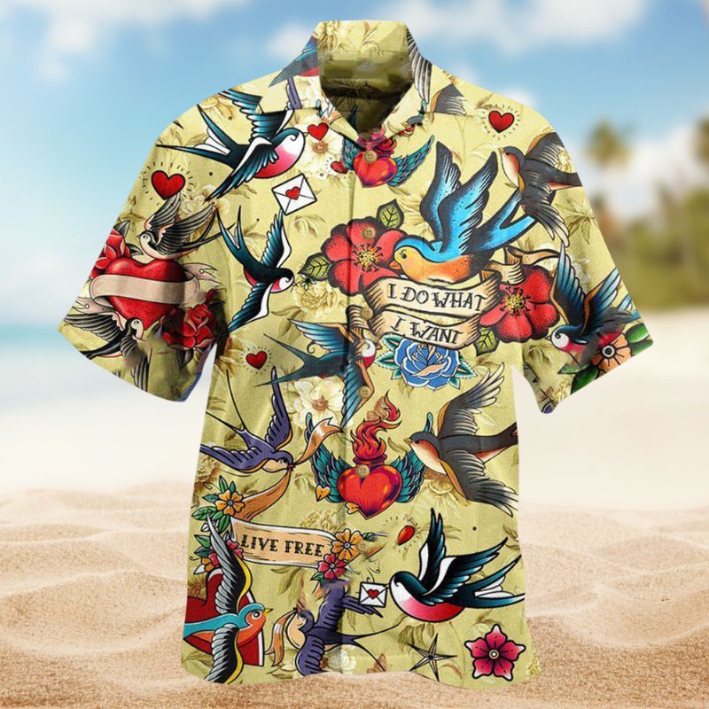 Bird I Do What I Want Edition – Hawaiian Shirt