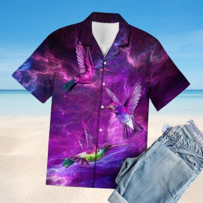 Bird Purple Love Sky Edition – Hawaiian Shirt