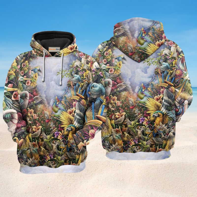 Birds Heaven Nature Art – 3D Hoodie