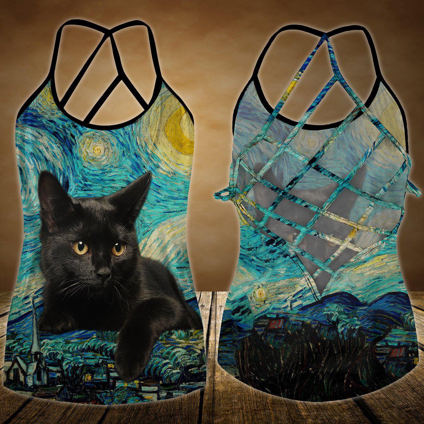 Black Cat Amazing Style Limited Edition 10 – Hollow Tank Top