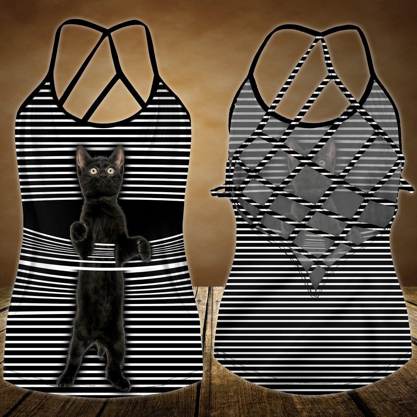 Black Cat Amazing Style Limited Edition 6 – Hollow Tank Top