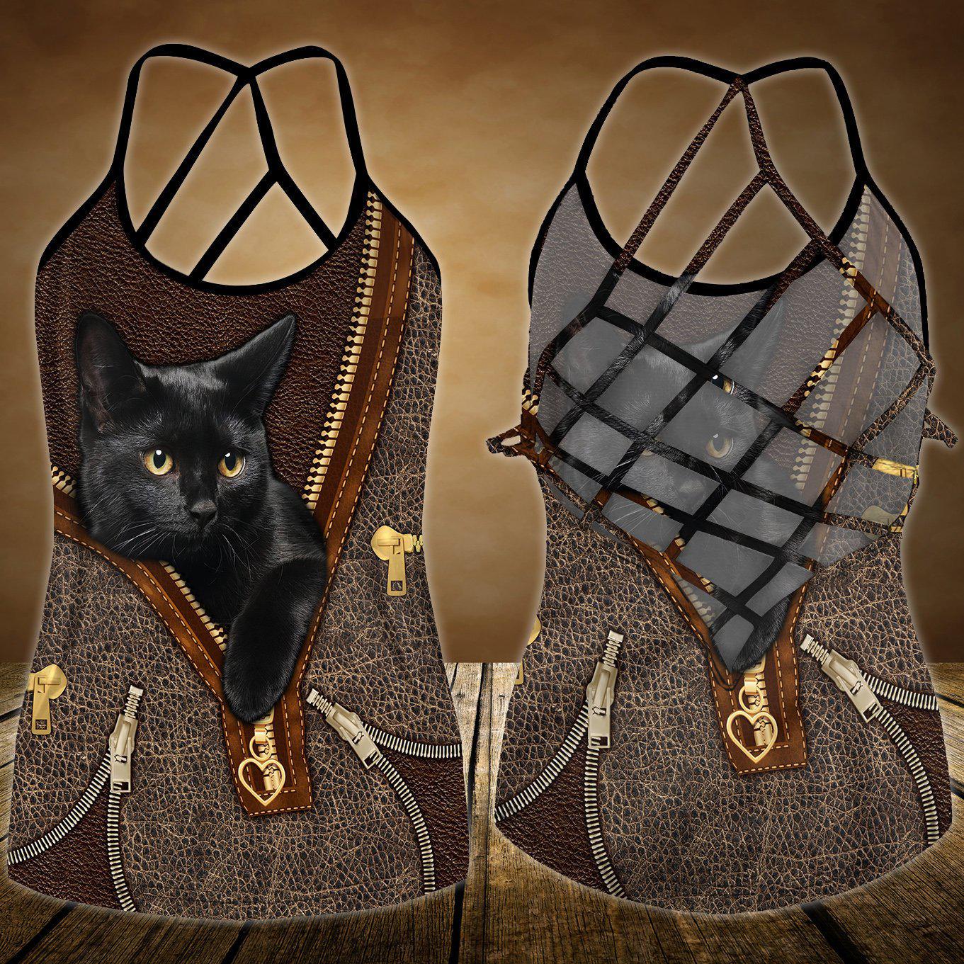 Black Cat Amazing Style Limited Edition 8 – Hollow Tank Top