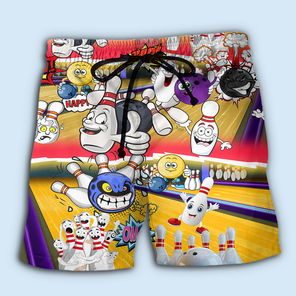 Bowling Humor Split Happens – Beach Short