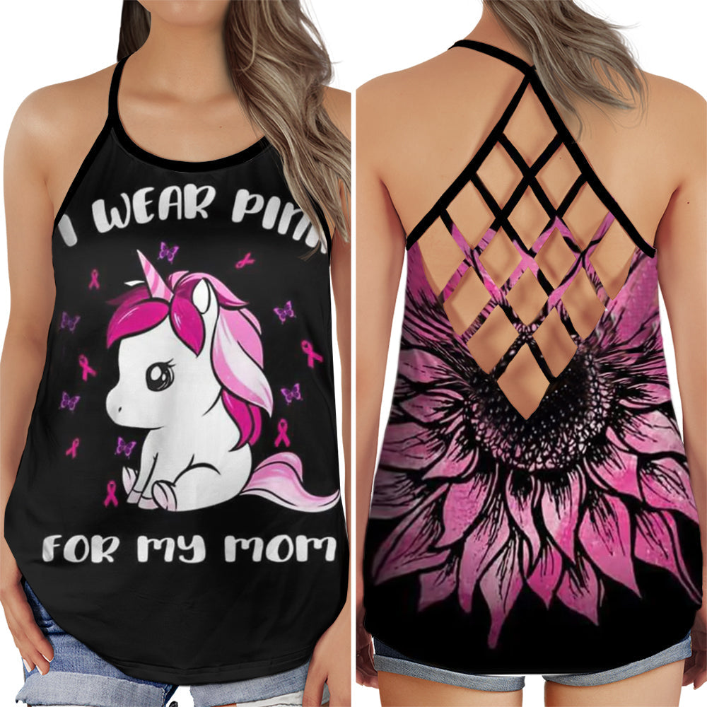 Breast Cancer Awareness Mom Pink Ribbon Edition – Hollow Tank Top