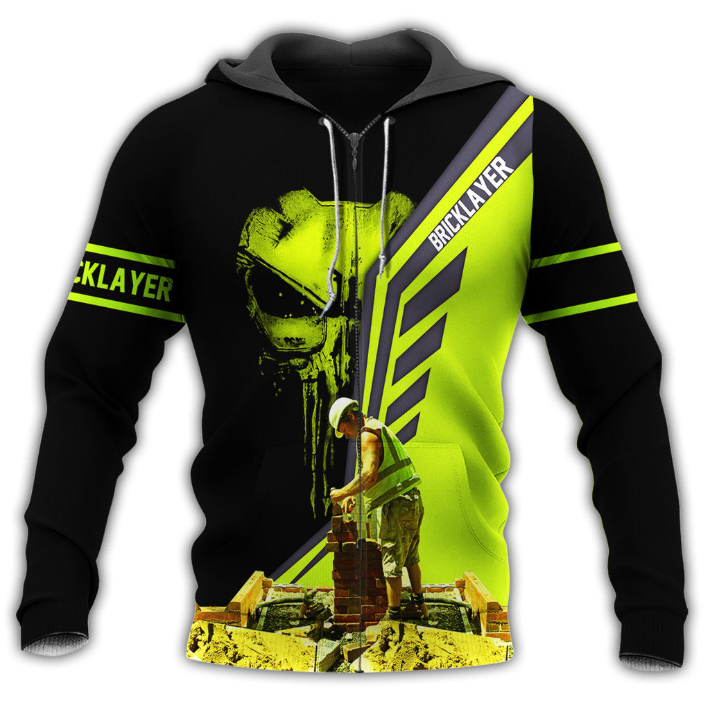 Zip Hoodie / S Bricklayer Grate Personalized With 2 Colors - Hoodie - Owls Matrix LTD