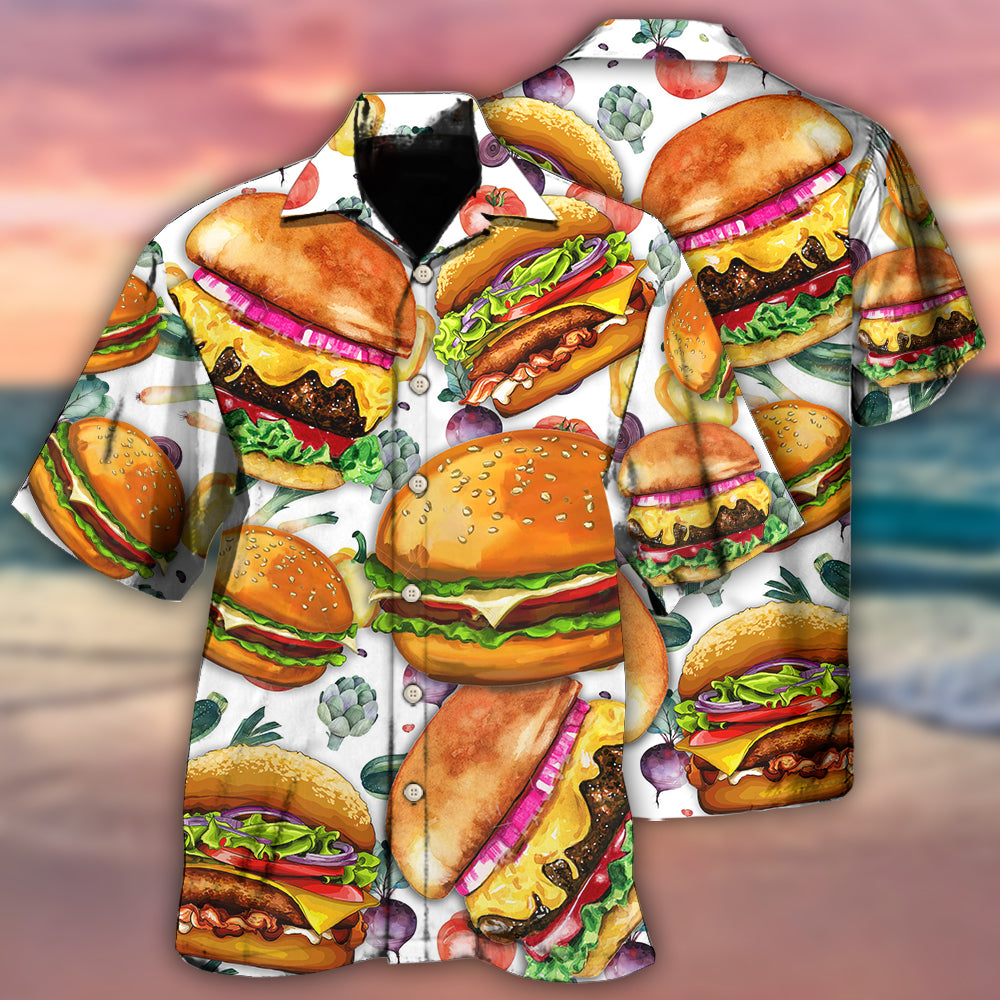 Burger Life Is Better Pattern – Hawaiian Shirt