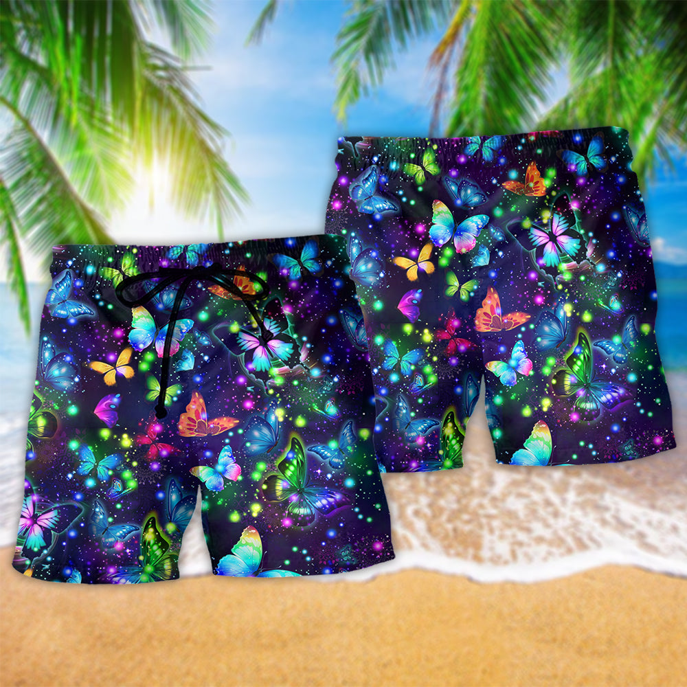 Colorful Butterfly Lover Style - Beach Short