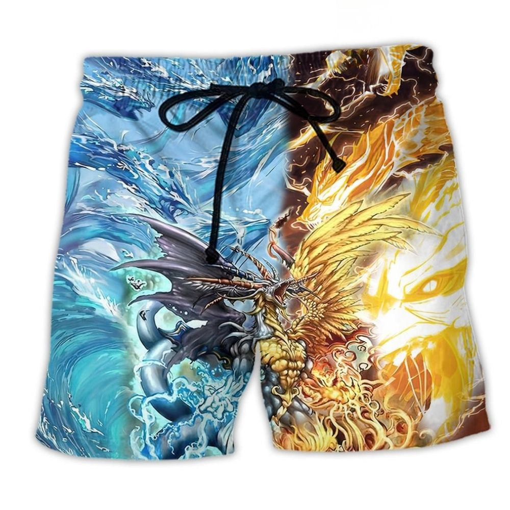 Immortal Dragon Fantasy Art – Beach Short