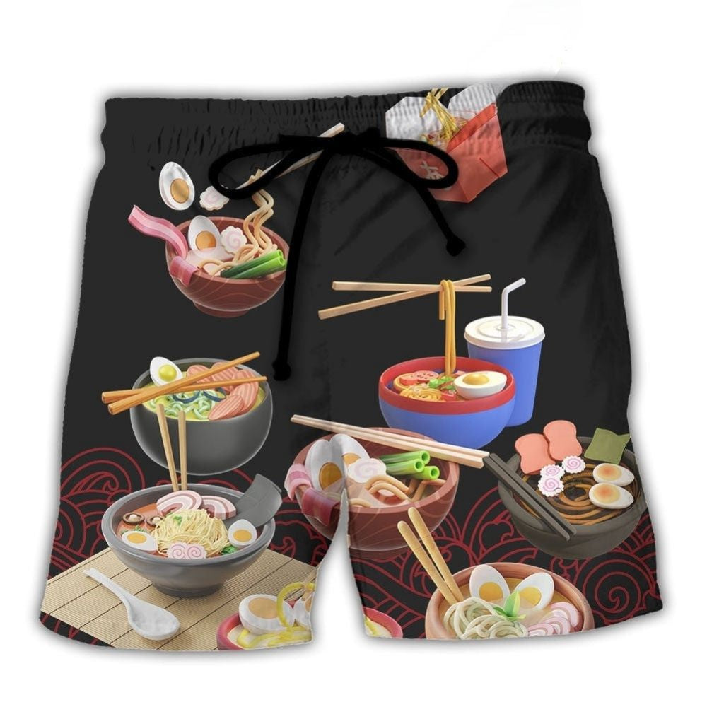 Ramen Fast Food Delicious Art – Beach Short