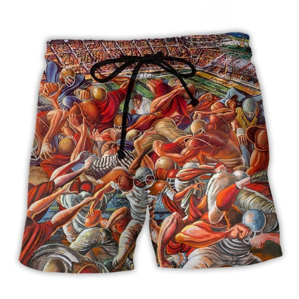 American Football Strength Power Art – Beach Short