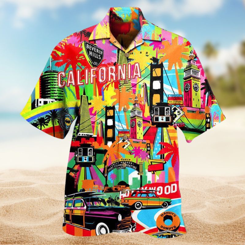 California Summer Time Edition – Hawaiian Shirt