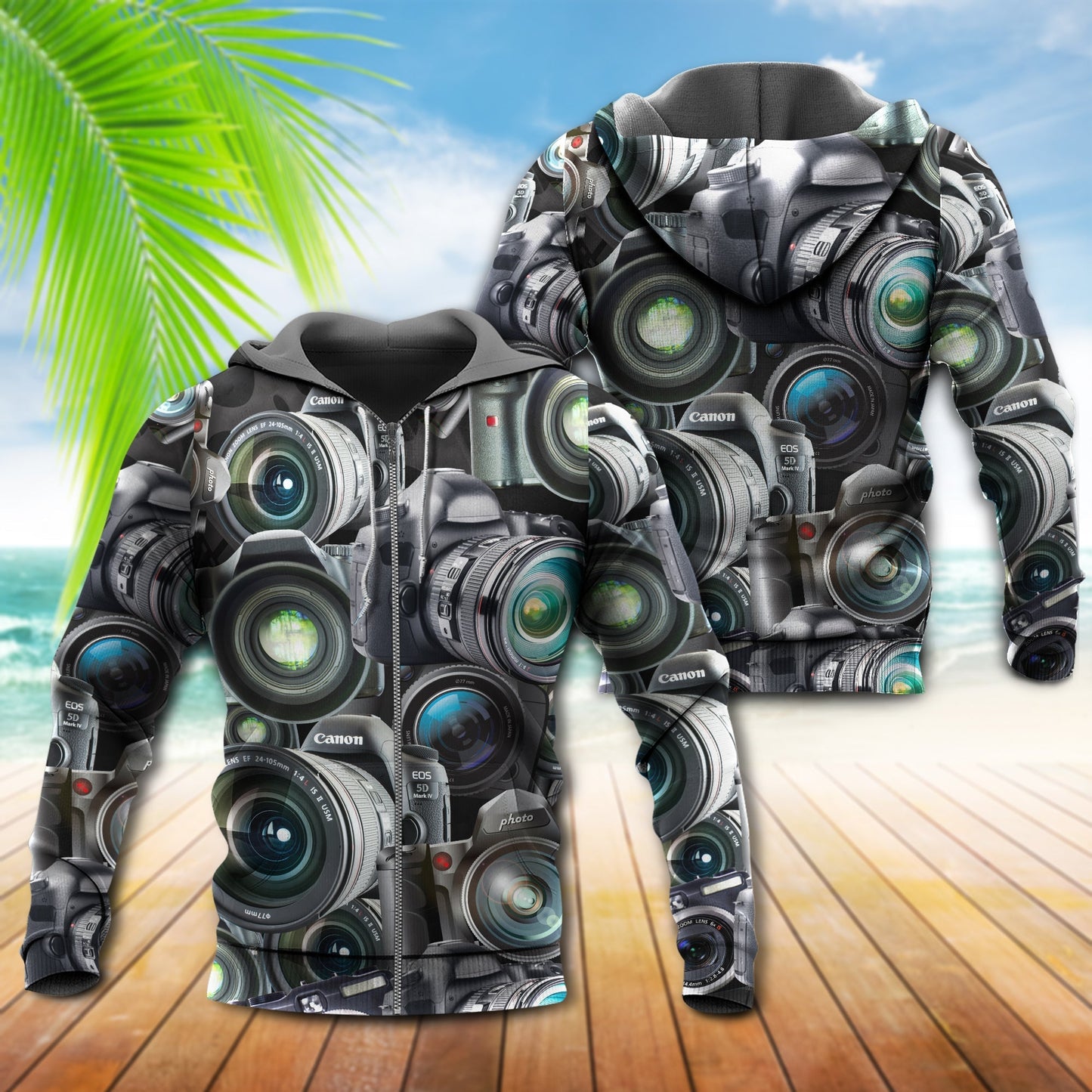 Camera Look Through The Lens - 3D Hoodie3