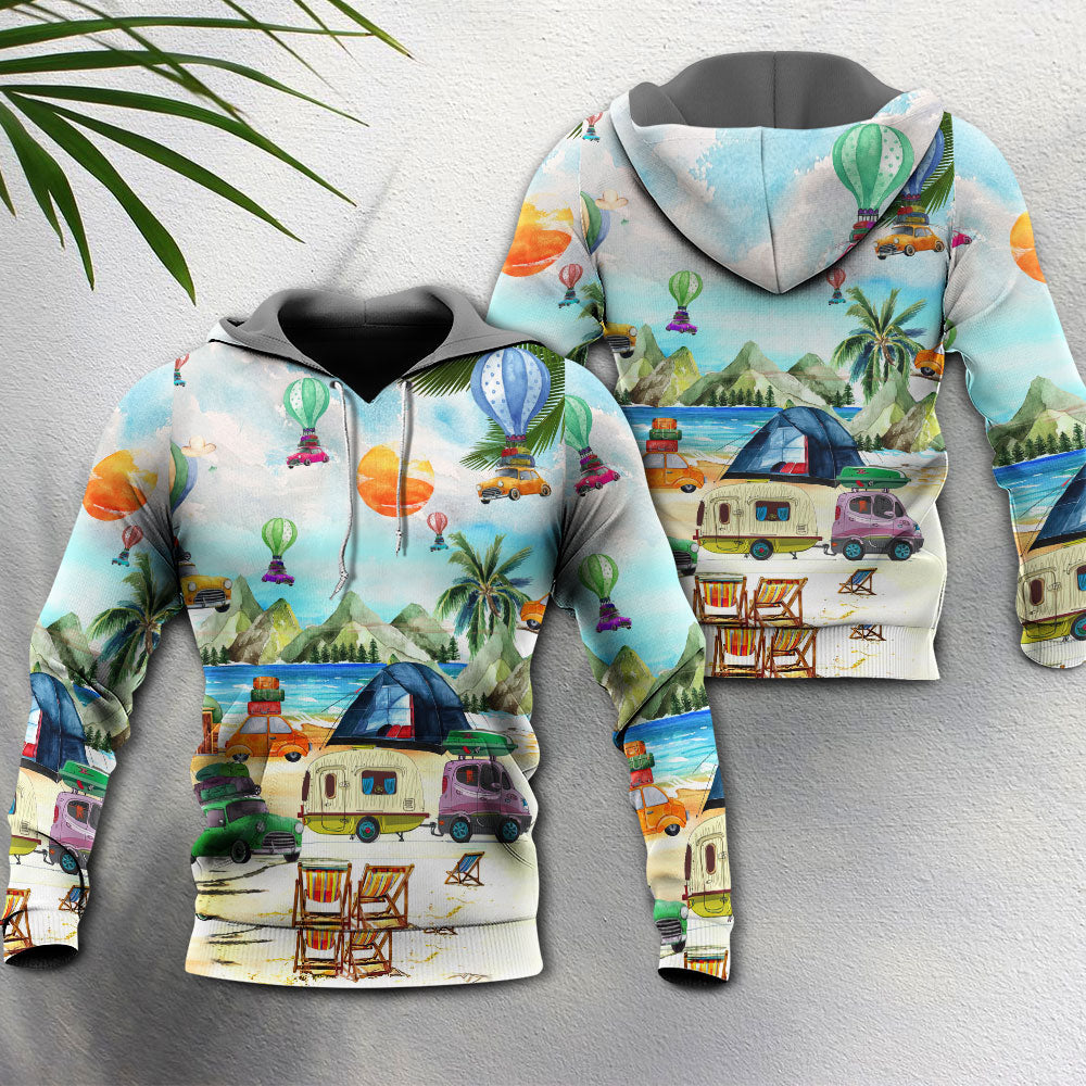 Camping Good Vibes Style - 3D Hoodie4