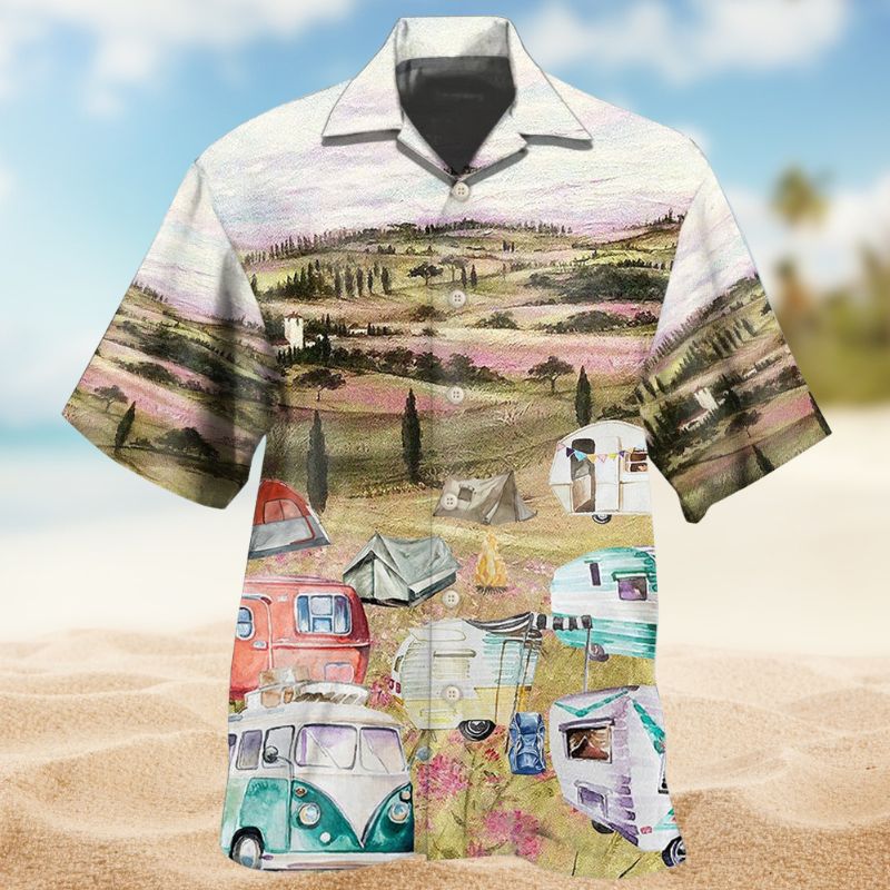 Camping Immense Meadow Style – Hawaiian Shirt